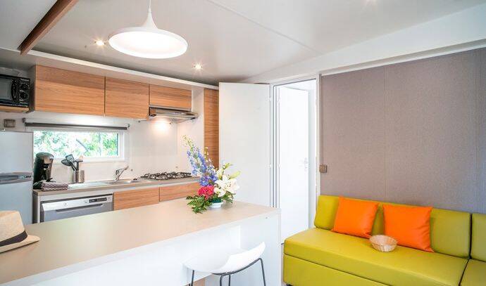 Mobil-home | Ultimate | 2 Ch. | 4 pers. | Terrasse surélevée | A/C 1