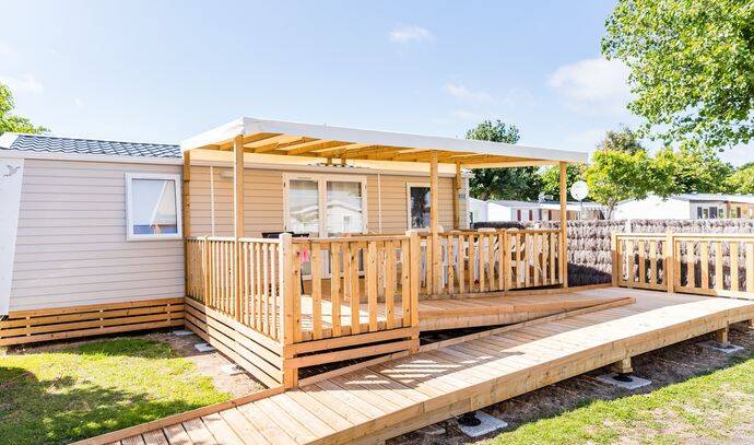 Mobil-home PMR | Comfort | 2 Ch. | 4 pers. | Terrasse surélevée | A/C | TV 1