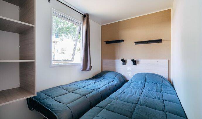 Mobil-home | Premium Exclusive | 2 Ch. | 4 pers. | Terrasse Lounge | A/C | TV 5