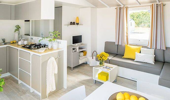 Mobil-home | Ultimate | 3 Ch. | 6 pers. | Terrasse simple | A/C | TV 1