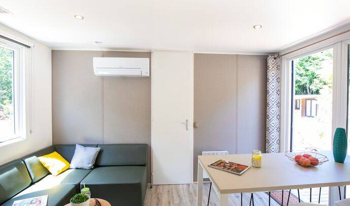 Mobil-home | Premium Exclusive | 3 Ch. | 6 pers. | Terrasse surélevée | A/C | TV 1