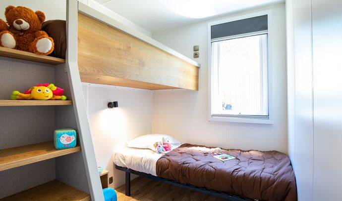 Mobil-home | Premium Exclusive | 3 Ch. | 6 pers. | Terrasse surélevée | A/C | TV 10