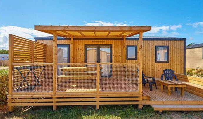 Mobil-home | Premium Exclusive | 3 Ch. | 6 pers. | Terrasse surélevée | A/C | TV 0
