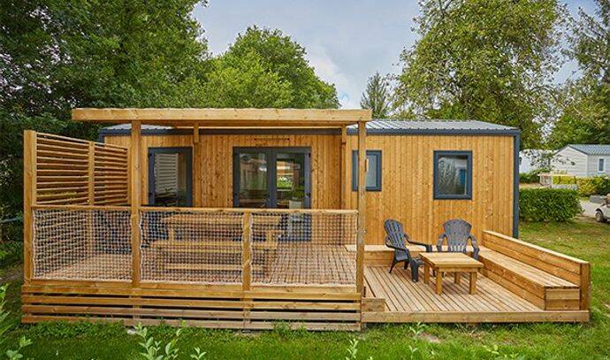Mobil-home | Premium Exclusive | 3 Ch. | 6 pers. | Terrasse surélevée | A/C | TV 0