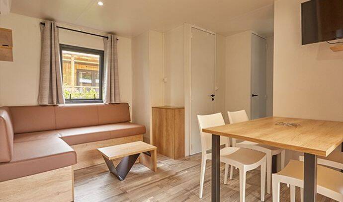 Mobil-home | Premium Exclusive | 3 Ch. | 6 pers. | Terrasse surélevée | A/C | TV 3