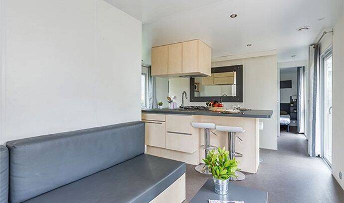 Mobil-home | Premium Exclusive | 3 Ch. | 6 pers. | Terrasse Lounge | A/C | TV 3