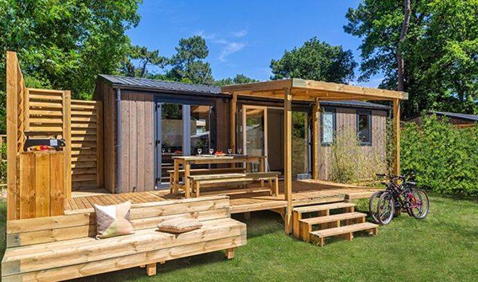 Mobil-home | Premium Exclusive | 3 Ch. | 6 pers. | Terrasse surélevée | A/C | TV 0
