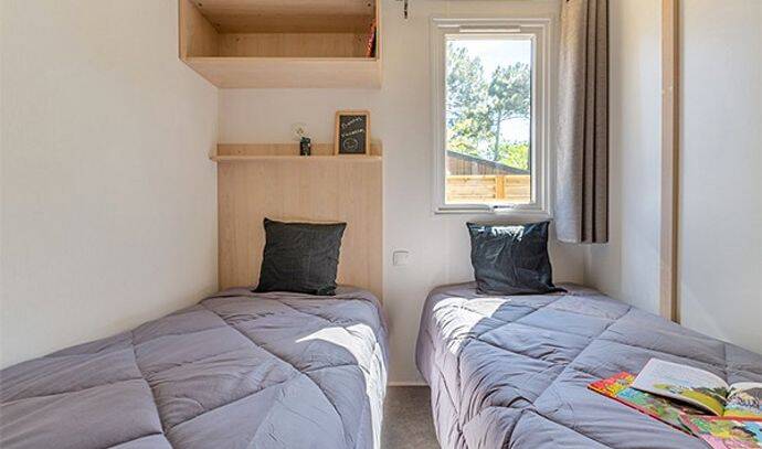 Mobil-home | Premium Exclusive | 3 Ch. | 6 pers. | Terrasse surélevée | A/C | TV 9