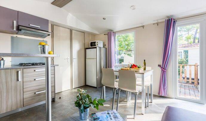Mobil-home | Comfort | 2 Ch. | 4 pers. | Terrasse surélevée non couverte 2