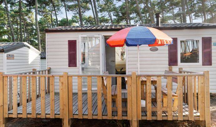 Mobil-home | Classic | 2 Ch. | 4/6 pers. | Terrasse surélevée non couverte | TV 0