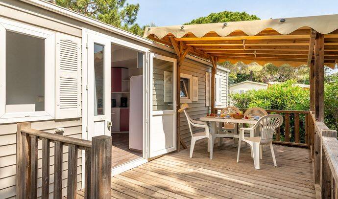 Mobil-home | Classic | 2 Ch. | 4 pers. | Terrasse surélevée | A/C 1