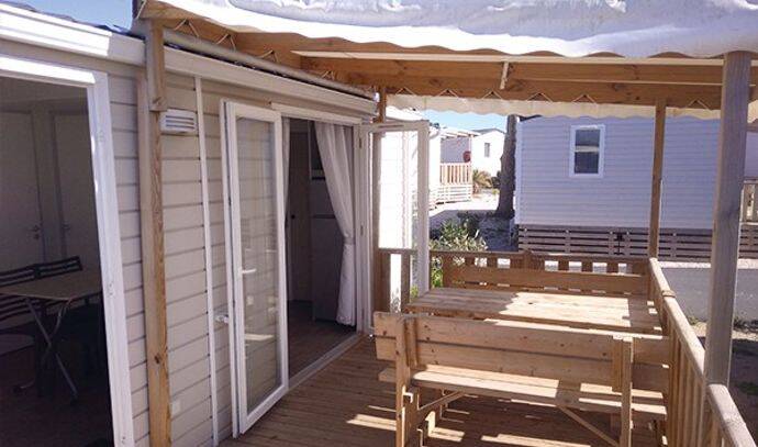Mobil-home | Classic | 2 Ch. | 4 pers. | Terrasse surélevée | A/C 2