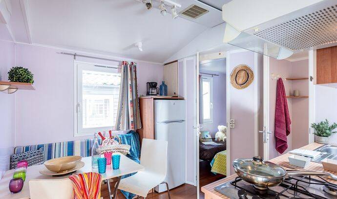Mobil-home | Classic | 2 Ch. | 3/4 pers. | Terrasse surélevée | A/C 6