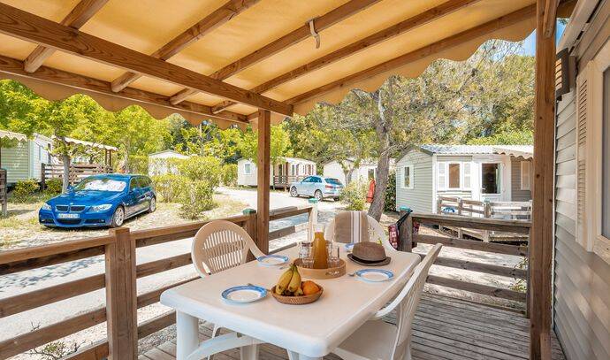 Mobil-home | Classic | 2 Ch. | 4 pers. | Terrasse surélevée | A/C 2