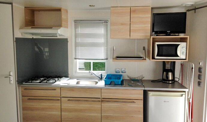 Mobil-home | Classic | 2 Ch. | 4 pers. | Terrasse surélevée | TV 6