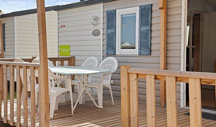 Mobil-home | Classic | 2 Ch. | 4 pers. | Terrasse surélevée | TV 0
