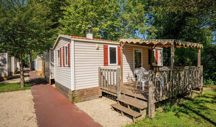 Mobil-home | Classic | 2 Ch. | 4 pers. | Terrasse surélevée | A/C | TV 1