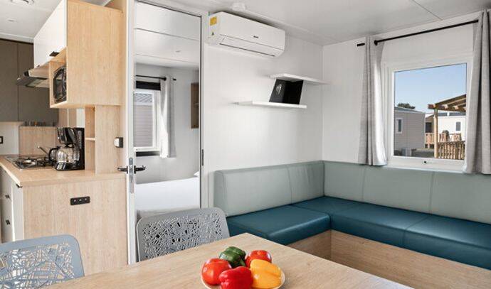 Mobil-home | Classic | 2 Ch. | 4 pers. | Terrasse surélevée | A/C | TV 1