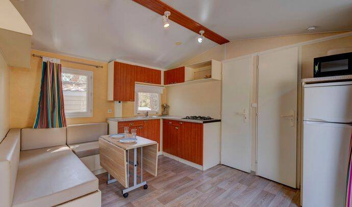 Mobil-home | Classic | 3 Ch. | 4/6 pers. | Terrasse surélevée non couverte 3