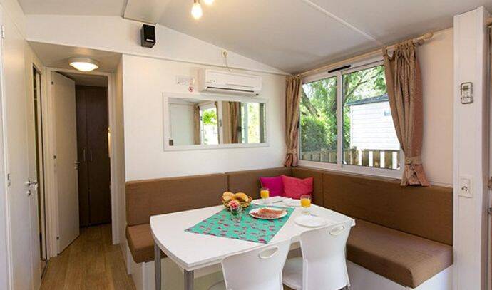 Mobil-home | Classic | 3 Ch. | 4/6 pers. | Terrasse surélevée | A/C 1