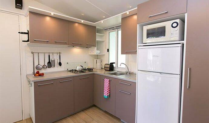 Mobil-home | Classic | 3 Ch. | 4/6 pers. | Terrasse surélevée | A/C 3