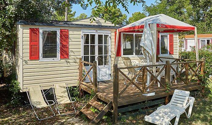 Mobil-home | Classic | 3 Ch. | 4/6 pers. | Terrasse surélevée | A/C 0