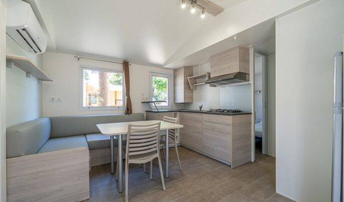 Mobil-home | Classic | 3 Ch. | 6 pers. | Terrasse surélevée non couverte | A/C 3
