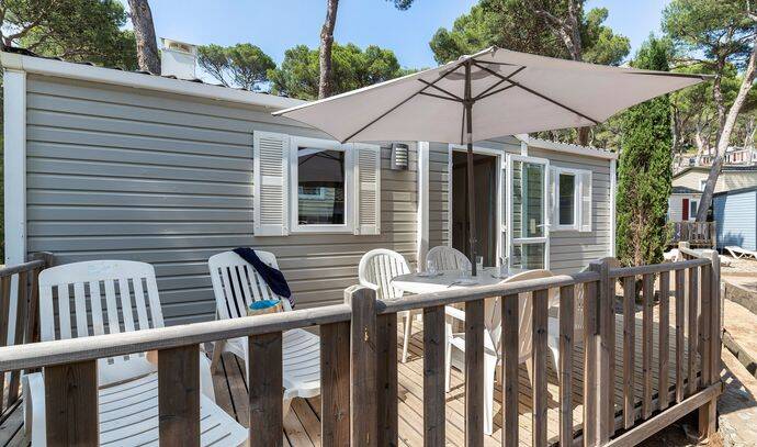 Mobil-home | Classic | 3 Ch. | 6 pers. | Terrasse surélevée non couverte | A/C 0