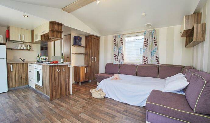 Mobil-home | Classic | 3 Ch. | 6 pers. | Terrasse surélevée non couverte | A/C 2
