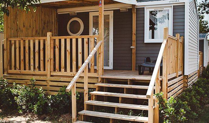Mobil-home | Comfort | 1 Ch. | 2 pers. | Terrasse surélevée | A/C | TV 0