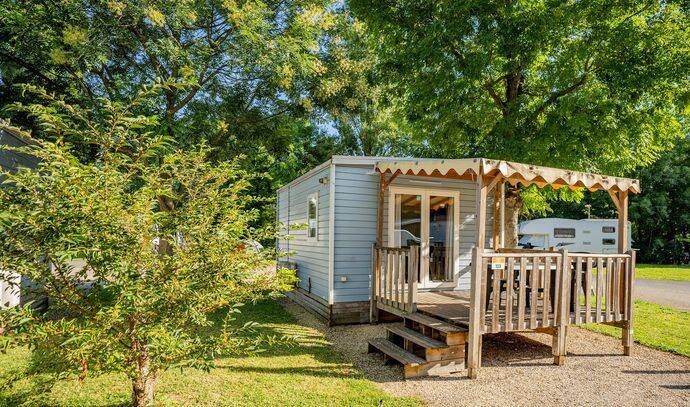 Mobil-home | Comfort | 1 Ch. | 2 pers. | Terrasse surélevée | A/C | TV 1