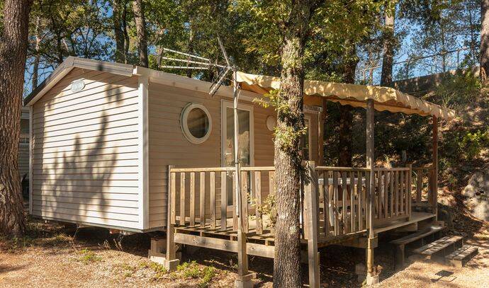 Mobil-home | Comfort | 1 Ch. | 2 pers. | Terrasse surélevée | A/C | TV 0