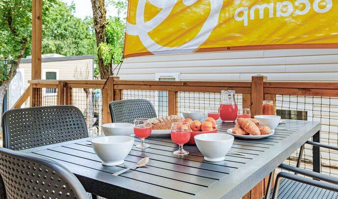 Mobil-home | Comfort | 2 Ch. | 4 pers. | Terrasse couverte | A/C 2