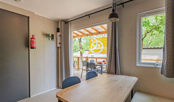 Mobil-home | Comfort | 2 Ch. | 4 pers. | Terrasse couverte | A/C 4
