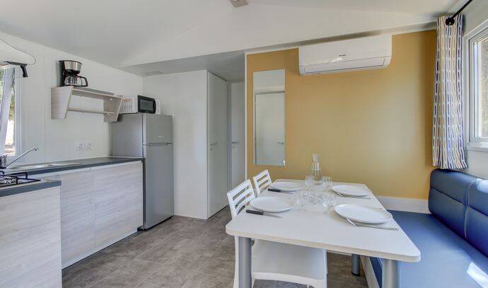 Mobil-home | Comfort | 2 Ch. | 4 pers. | Terrasse surélevée | A/C 7