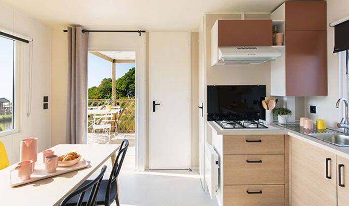 Mobil-home | Comfort | 2 Ch. | 4 pers. | Terrasse simple | A/C 4
