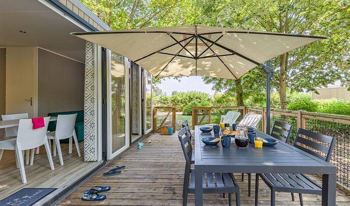 Mobil-home | Comfort | 2 Ch. | 4 pers. | Terrasse surélevée non couverte 1