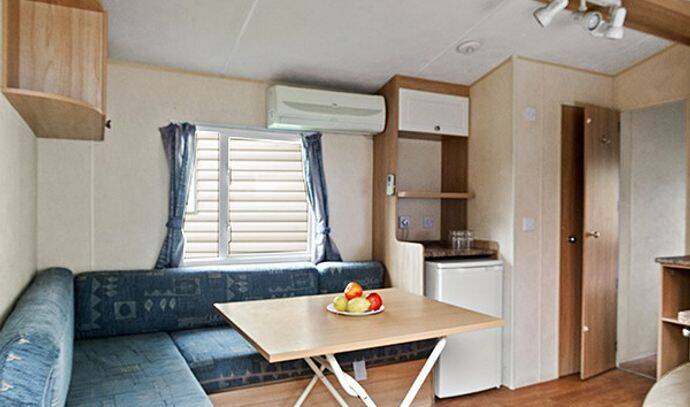 Mobil-home | Comfort | 2 Ch. | 4 pers. | Terrasse surélevée non couverte | A/C 1