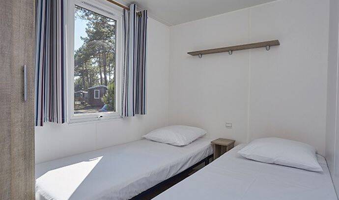 Mobil-home | Comfort | 2 Ch. | 4 pers. | Terrasse surélevée non couverte | A/C 4