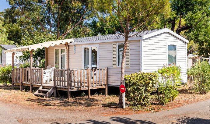 Mobil-home | Comfort | 2 Ch. | 4 pers. | Terrasse surélevée non couverte | TV 0