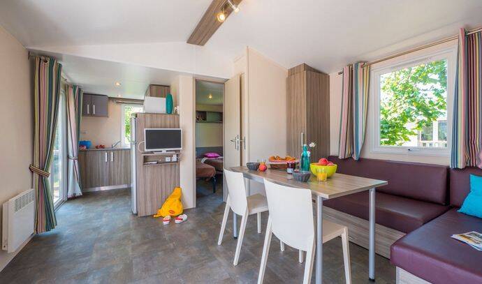 Mobil-home | Comfort | 2 Ch. | 4 pers. | Terrasse surélevée | TV 1