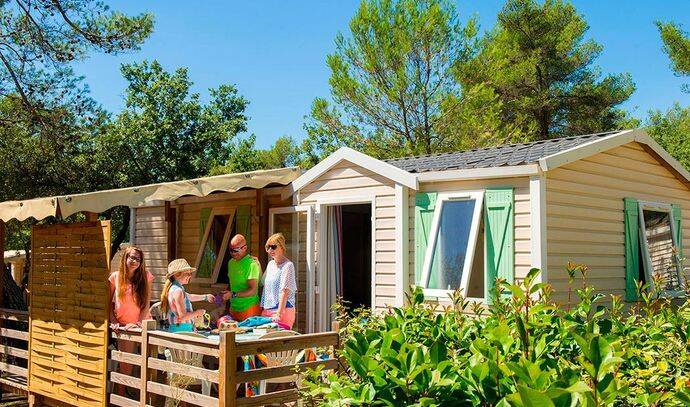 Mobil-home | Comfort | 2 Ch. | 4 pers. | Terrasse surélevée | TV 0