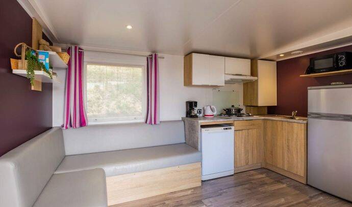 Mobil-home | Comfort | 2 Ch. | 4 pers. | Terrasse surélevée | A/C | TV 1