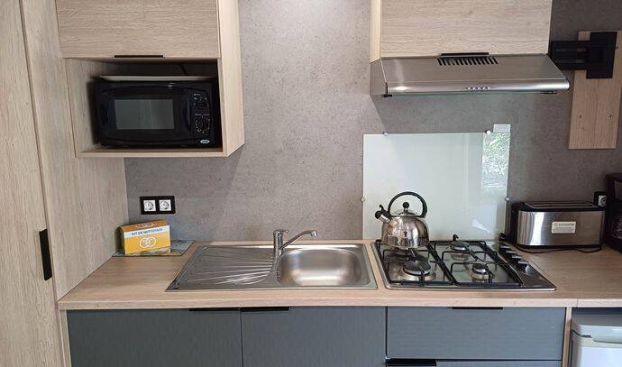 Mobil-home | Comfort | 3 Ch. | 4/6 pers. | Terrasse simple | A/C 1