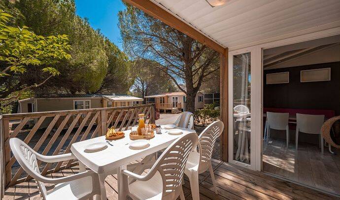 Mobil-home | Comfort | 2 Ch. | 4/6 pers. | Terrasse simple | A/C 1