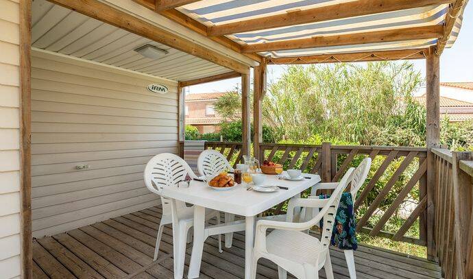 Mobil-home | Comfort | 2 Ch. | 4/6 pers. | Terrasse simple | A/C 1