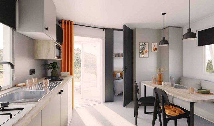 Mobil-home | Comfort | 2 Ch. | 4/6 pers. | Terrasse simple | A/C 2