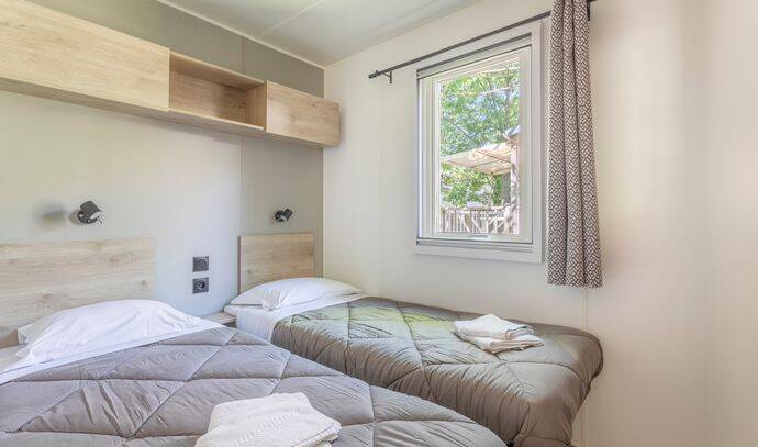 Mobil-home | Comfort | 2 Ch. | 4/6 pers. | Terrasse simple | A/C 5