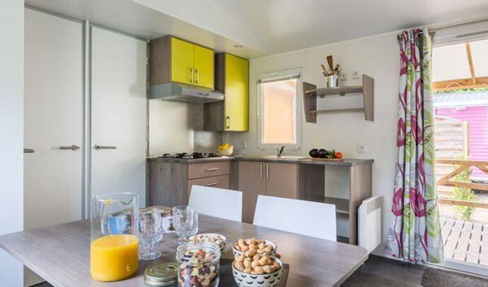 Mobil-home | Comfort | 2 Ch. | 4/6 pers. | Terrasse surélevée | TV 1