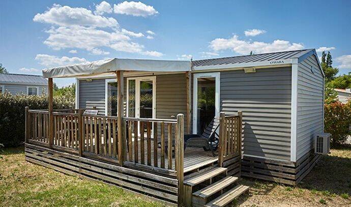 Mobil-home | Comfort | 2 Ch. | 4/6 pers. | Terrasse surélevée | A/C | TV 0